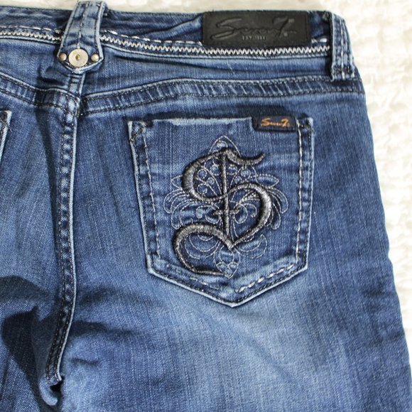 Seven 7 Women's Jeans size 30 pre-owned - Picture 5 of 9